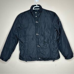 American Eagle Puffer Down Jacket Women’s Size Large Black Lightweight‎ winter